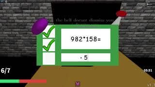 Baldis Basics :O ( Roblox)