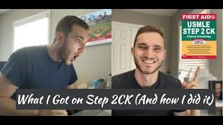 HOW TO STUDY FOR STEP 2 CK + SCORE REVEAL/REACTION! | MED-VICE