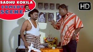 Sadhu Kokila Meeting Rowdy to Direct Movie | Bullet Prakash | Latest Kannada Comedy Scenes