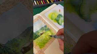 Tuto crayons aquarellables