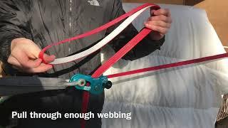 Weblock tie-off method