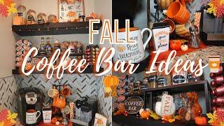 Fall Coffee Bar Ideas ️| Fall 2021 Decorating Ideas For Your Coffee Bar | Chez Tiffanie