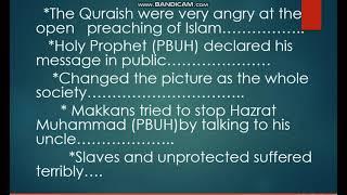 Opposition and Persecution by Quraish