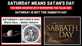 Saturday Is Not The Sabbath Day 'Period' || Almas Jacob