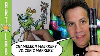 Chameleon Vs. Copic Markers! Chameleon Review and Unboxing