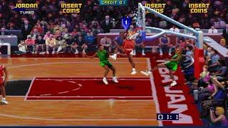 Beating NBA JAM: TE ARCADE Special MICHAEL JORDAN Banned Edition!!!