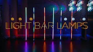 THE LED LIGHT BAR CORNER FLOOR LAMP (RGB Demo & DIY Assembly Guide)