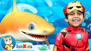 Baby Shark Superheroes | Baby Songs | Nursery Rhymes | IshKids Baby Songs