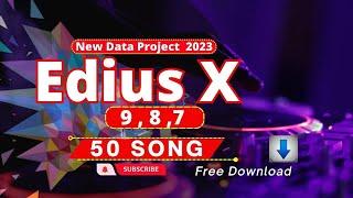 Edius X || New Project Data ||50 project || free download || By Mega Studio