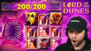 MASSIVE TUMBLE HITS during the MAX STAGE BONUS on the *NEW* LORD OF THE DUNES!! (Bonus Buys)