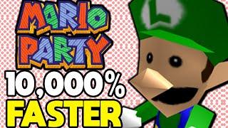 Is it Possible to Beat Mario Party at 10,000% Speed?