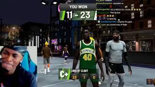 SoLLUMINATI Goes CRAZY On NBA 2K19 Park With His 99 Pure Sharp & Drops Off Randoms with His Fans