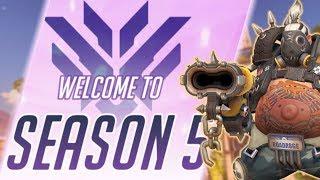 Overwatch - ENJOYING SOME ROADHOG WHILE I STILL CAN! Season 5 Placements