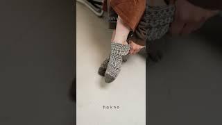 【CARRYin Original Video】Knitwin / NISHIGUCHI KUTSUSHITA Wool Jacquard Socks A183