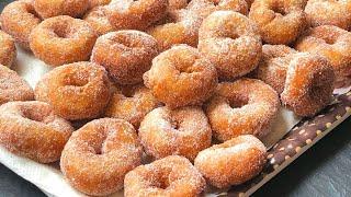 Rosquillas de naranja blanditas y esponjosas