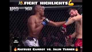 Mateusz Gamrot vs. Jalin Turner | FIGHT HIGHLIGHTS