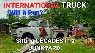 Will it run? Rare 71International step side truck worn by time.