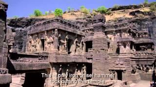 Ellora Caves. Cave 16 -The Kailasa Temple.