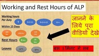 working hours of ALP | Rest Hours of ALP