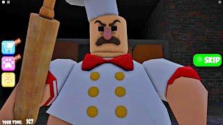 GARRY'S BAKERY RUN! (NEW OBBY) ALL JUMPSCARES FULL GAMEPLAY | ROBLOX