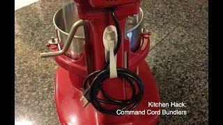 Kitchen Hack - Command Cord Bundlers