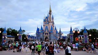 Magic Kingdom 2024 Summer Evening Walkthrough in 4K | Walt Disney World Orlando Florida August 2024