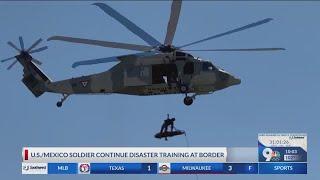 U.S., Mexico soldiers in disaster joint exercise