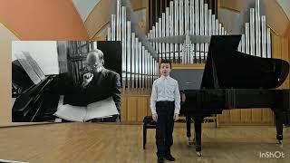 Никита Чунихин, 3 класс. Сергей Прокофьев "Прогулка" ор.65 №2