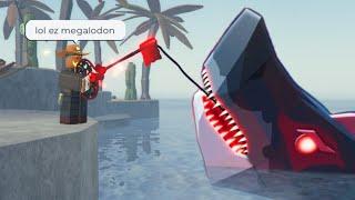 How To EASILY Spawn The MEGALODON In FISCH Roblox