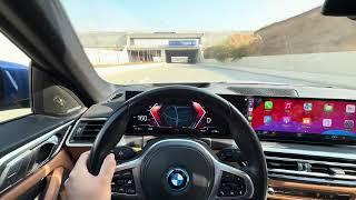 BMW i4 eDrive40 (340HP)  | 0-100 km/h Acceleration-Hızlanma #car #automobile