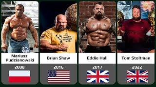 The World's Strongest Man All Winners