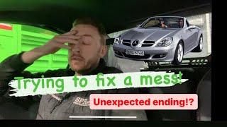 Fixing numerous faults on an Mercedes SLK turned into an unexpected ending! Watch till the end!