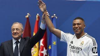 Así fue la presentación de Kylian Mbappé con el Real Madrid.