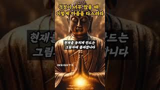 "걱정이 너무 많을 때, 이렇게 마음을 다스려라" | 부처님말씀 #불교명언 #삶의지혜 #인생조언 #처세술 #감정정화 #불교지혜 #마음공부 #인간관계 #오디오북