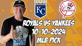 Kansas City Royals vs New York Yankees  10/10/24 MLB ALDS Game 4 Pick & Prediction | MLB Betting Tip