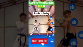 Karate vs Boxing Which Is Better #shorts #karate #boxing