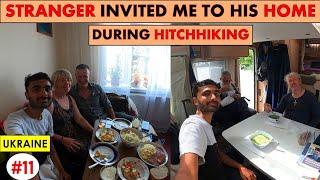 STRANGER INVITED ME TO HIS HOME DURING HITCHHIKING IN UKRAINE