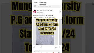 #Latest #update #munger   #university #youtube #shorts  @mungerlive @MungerCentral  #support