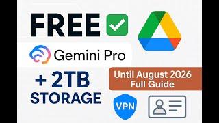 How to Get 2TB Free Google Drive Storage + Gemini Pro AI Access