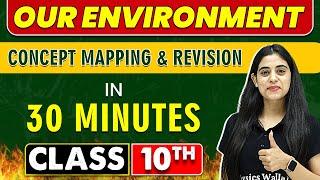 OUR ENVIRONMENT in 30 Minutes || Mind Map Series for Class 10th