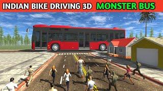 Franklin Vs Monster Bus Fight Giants Zombie | Funny Gameplay Indian Bikes Driving 3d 
