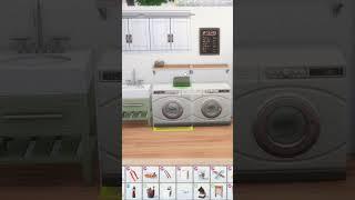 Peaceful Laundry Room // The Sims 4 Room Build #Shorts #TheSims4