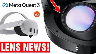 META QUEST 3 LATEST LENS TECHNOLOGY NEWS! A LEAF FROM QUEST PRO!