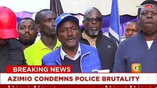 Statement by Azimio leader on anti Finance Bill protests and police brutality