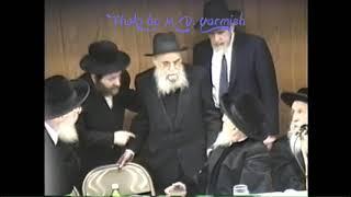 Rav Avrohom Pam with the Rebbes of Bobov, Satmar and others - The M.D. Yarmish Collection