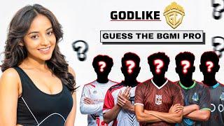 GUESS THE BGMI PRO PLAYER FT @GodLikeEsportss