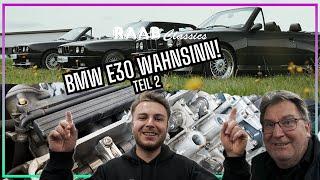 DER BMW E30 Wahnsinn! Pleullagerwechsel, Servicearbeiten, Gewindefahrwerk und eine Menge M3! (Teil2)