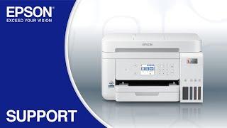 Epson EcoTank ET-3843 | Wireless Setup Using the Control Panel