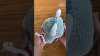 Шапочка и пинетки для новорожденного крючком crochet short #shorts