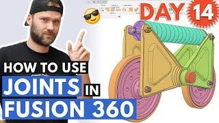 How To Use Joints in Fusion 360 - Day 14